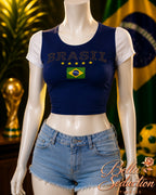 Brasil Fever Open Back Top