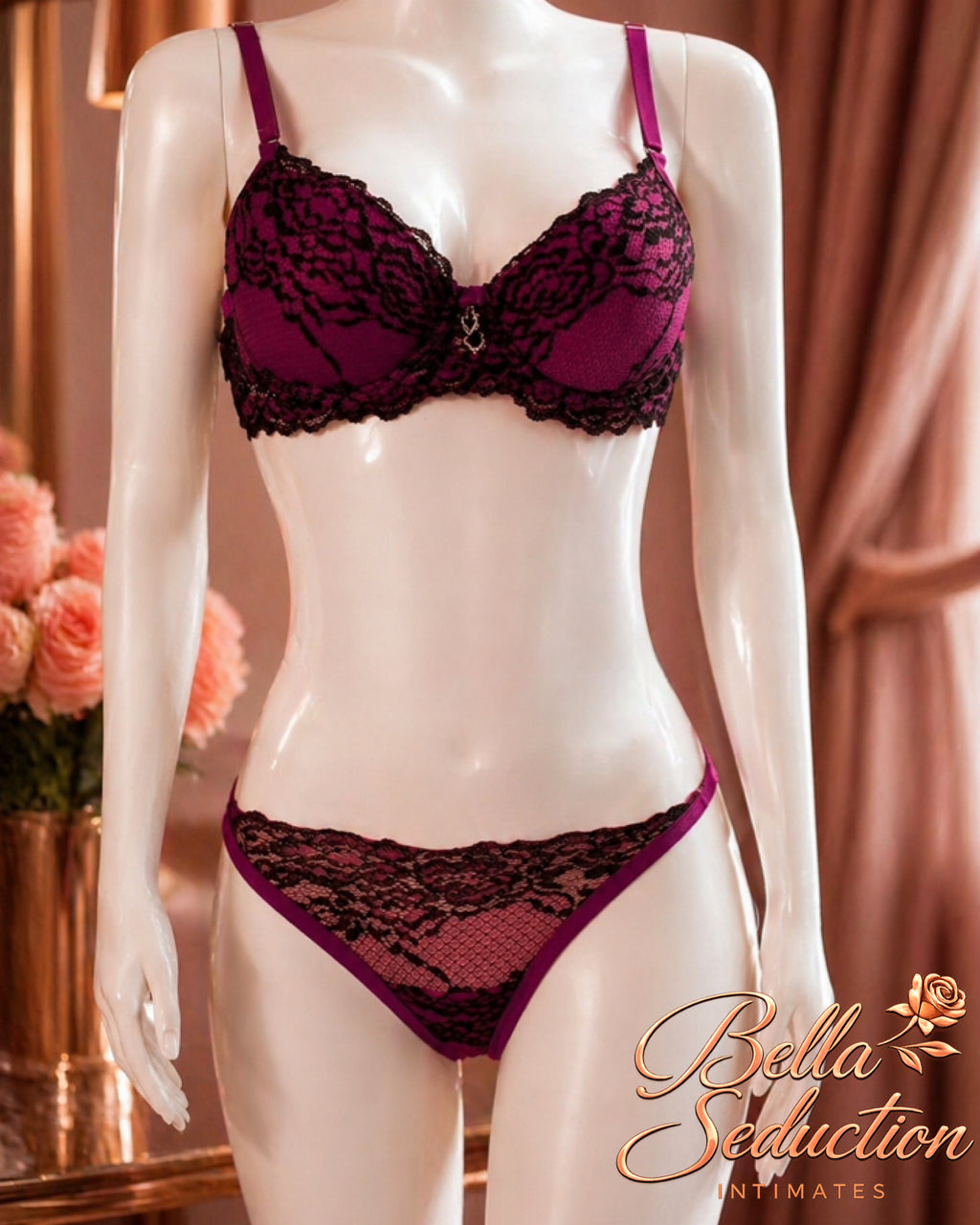 Heart Tease Lace Set – “Faz o Pix” Edition