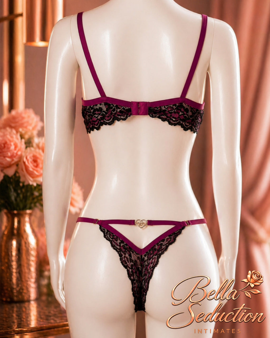 Heart Tease Lace Set – “Faz o Pix” Edition