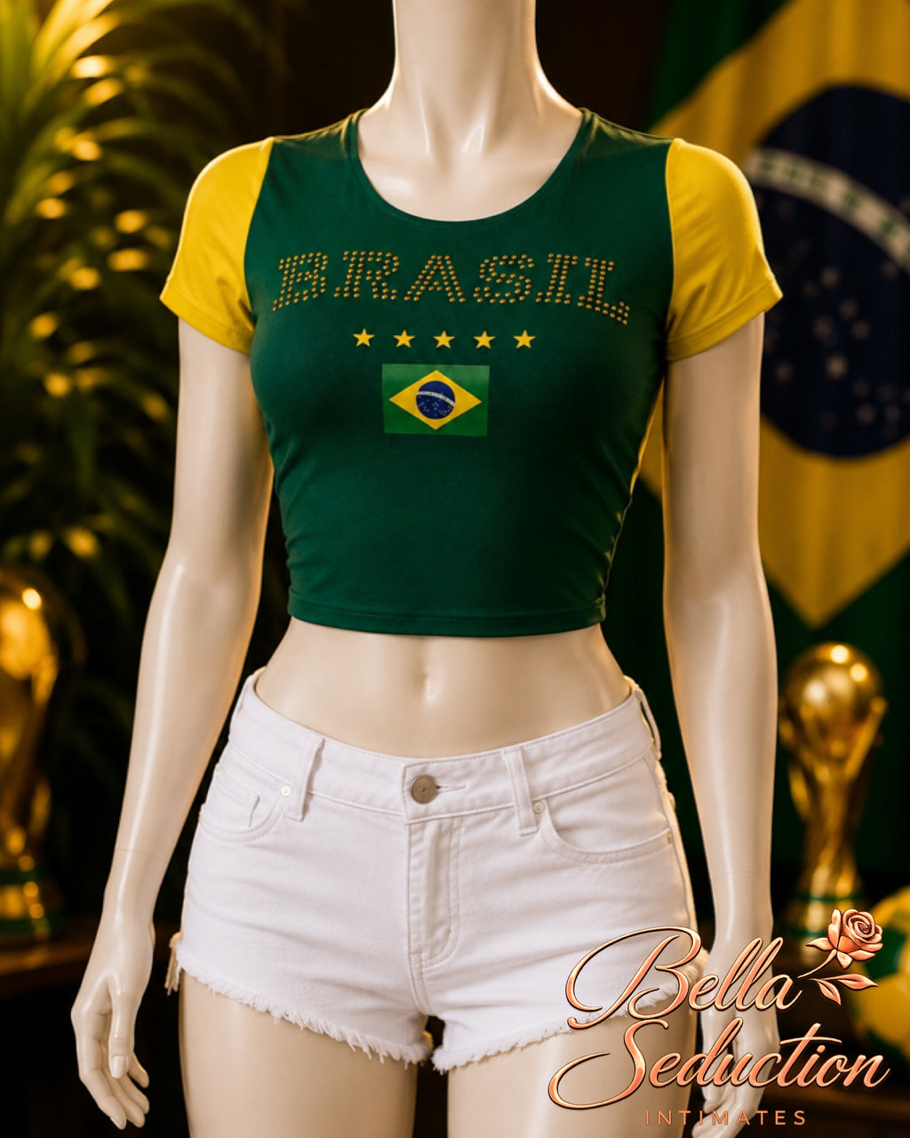 Brasil Fever Open Back Top