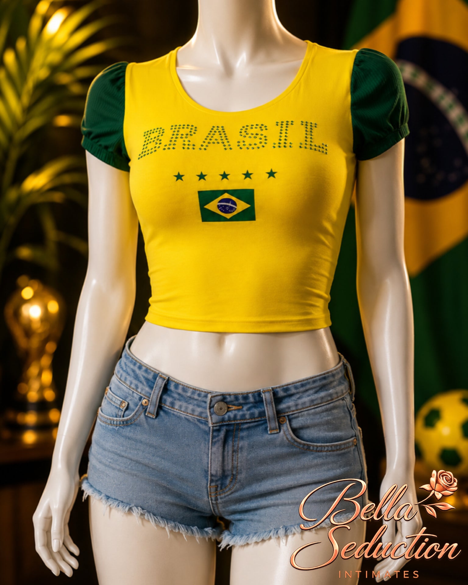 Brasil Fever Open Back Top