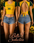Brasil Fever Open Back Top