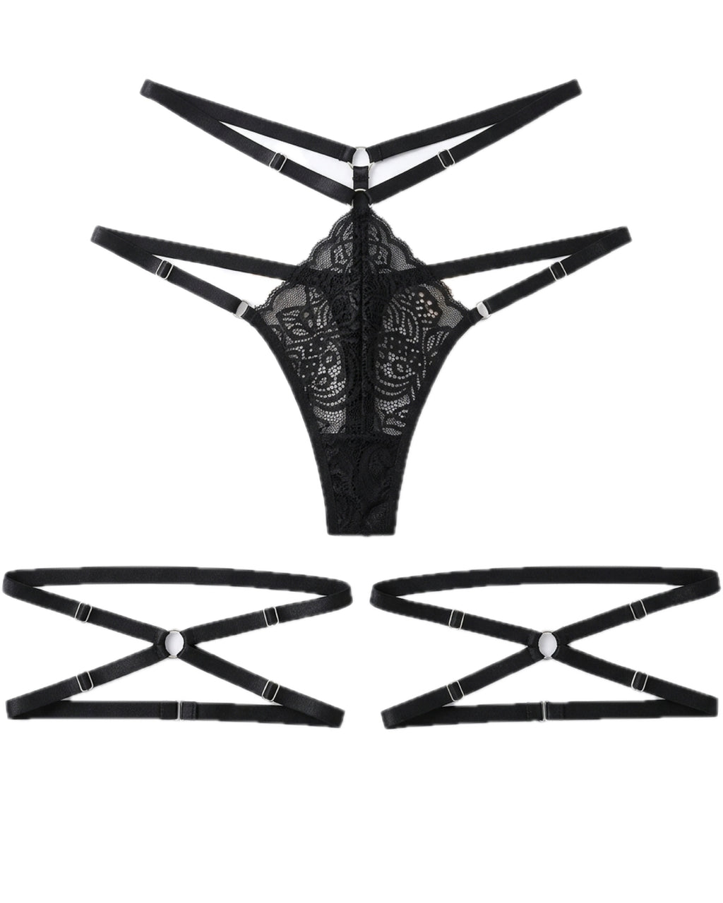 Xena Strappy Harness Thong