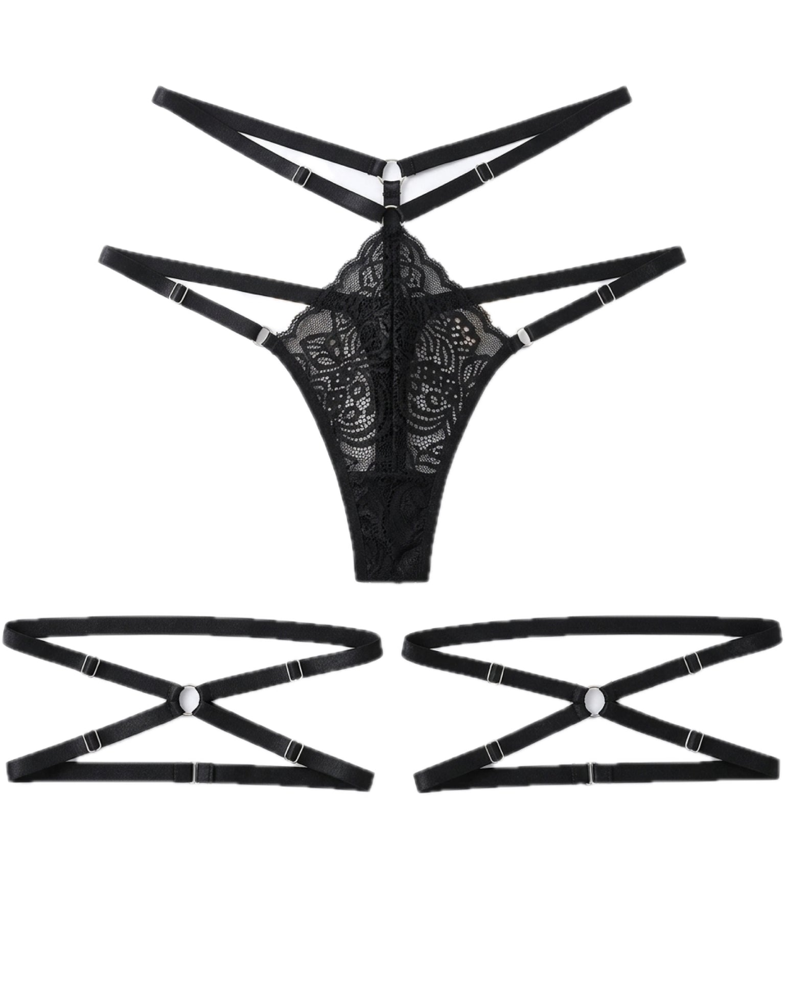 Xena Strappy Harness Thong